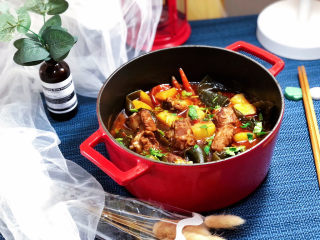 30、红烧土豆排骨➕海带结土豆烧排骨,成品