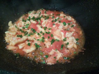 17、厨房挑战+素菜+ 美味西红柿炒鸡蛋,撒点葱花