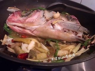 6、【青石居私房菜】之土匪鱼头,至微微变色时