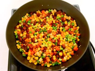 17、10分钟快手菜 五彩什锦小炒,缤纷小炒做好了