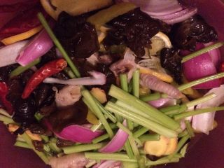 8、小清新泡鸡爪,加入矿泉水 混合均匀大盆 