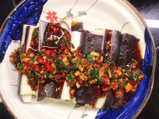 13、蒸黑茄子,到好了。