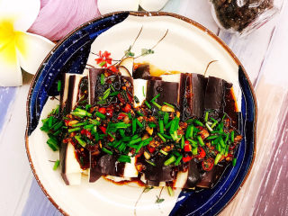 15、蒸黑茄子,成品图