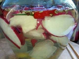 9、四川泡菜,7.在坛口放一些水让空气隔绝