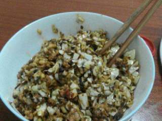 6、麦芽包,准备好包子馅