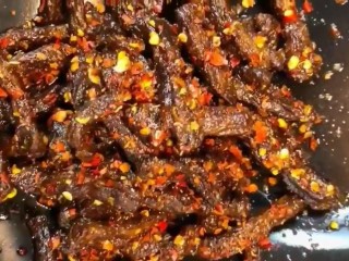 9、麻辣牛肉干,麻辣牛肉干做好