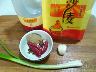 3、厨房挑战＋素菜＋素烧冬瓜,所有作料如上图