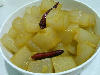 19、厨房挑战＋素菜＋素烧冬瓜,出锅装碗