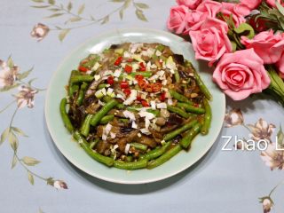 19、茄子炒豆角,炒好啦