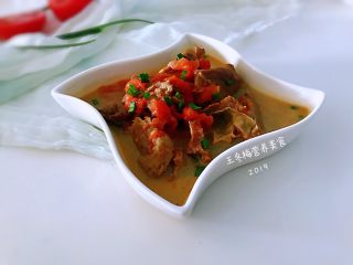 11、#猪肋排#番茄腊排,成品。