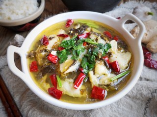 16、酸汤龙利鱼,一盆好吃到尖叫的酸汤龙利鱼就做好了。