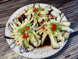 12、菊花茄子,成品图，菊花茄子