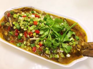 18、酸菜烧鱼,美味下饭的酸菜烧鱼。