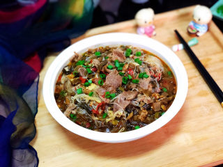 41、酸汤牛肉➕酸菜粉丝牛肉,成品