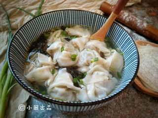 18、香菇鲜肉大馄饨,成品。