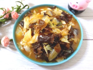 19、耗油木耳炒白菜,成品图