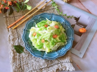 16、爆炒卷心菜,出锅