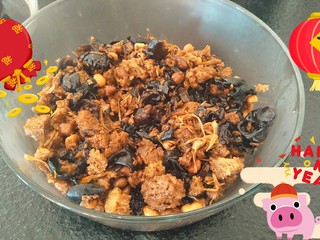 26、年夜饭特辑—四喜烤麸✨,装盘完成。把烤麸的水分炒干后多放几天不容易坏。