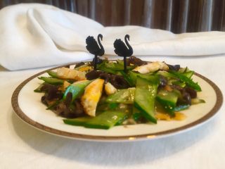 14、厨房挑战～素菜～鸡蛋木耳炒青瓜,成品图