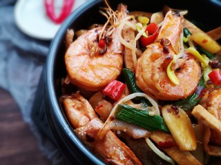 16、麻辣干锅虾,麻辣鲜！