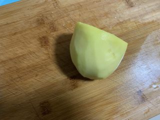 3、青椒土豆丝,土豆太大个了,只用了半个