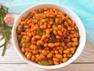 28、辣酱黄豆,成品图