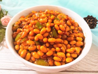 29、辣酱黄豆,成品图