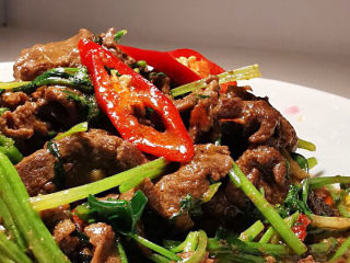 26、小炒牛肉,成品图