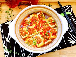 30、客家美味➕酿豆腐青菜煲,成品