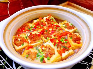 33、客家美味➕酿豆腐青菜煲,成品