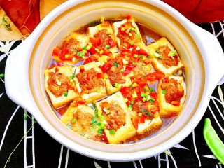 34、客家美味➕酿豆腐青菜煲,成品