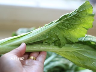 7、素炒小白菜,小白菜用清水冲洗干净。