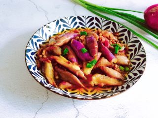 21、酱爆茄子,成品图