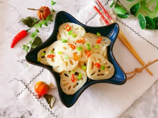 16、醋溜藕片,出锅