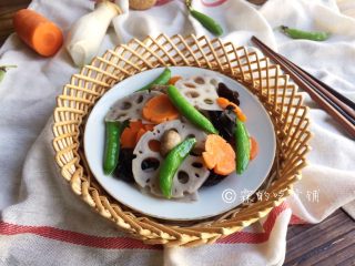 15、荷塘月色—时蔬小炒,完成。