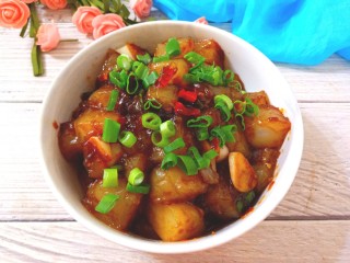 16、炒豌豆凉粉,成品图