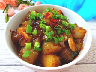 17、炒豌豆凉粉,成品图