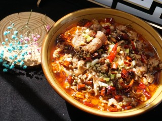 16、水煮肥牛,美味的水煮肥牛就做好了