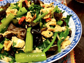 29、茼蒿炒鸡蛋➕最是一年春好处,这道茼蒿炒鸡蛋，做法简单，茼蒿脆，鸡蛋嫩，咸鲜可口，营养丰富，喜欢的小伙伴，一起来试试吧????