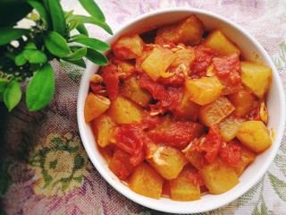 17、番茄烧冬瓜,酸酸的开胃清淡爽口