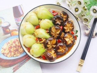 14、香菇油菜,无敌好吃。