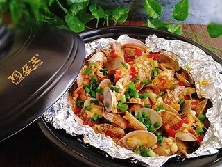 21、锡纸蒜香花蛤粉丝,成品图