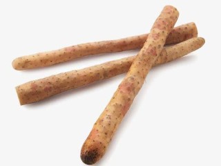 14、蓝莓酱润山药,因为这道菜要有软糯的口感,所以要选择铁棍山药。