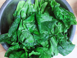 1、蚝油芥兰,准备好芥兰,洗好待用。