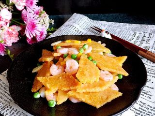 13、三鲜小米锅巴,成品图