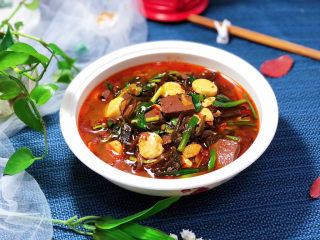 29、香辣鸭血,成品