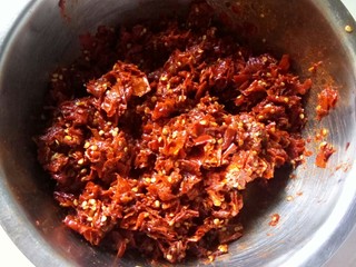 11、川味调味料一糍粑海椒,做好的糍粑海椒。