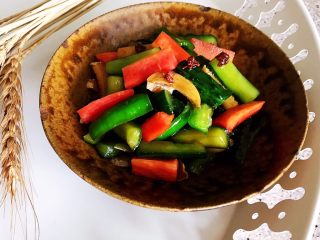 25、#爽口凉菜#炝拌时蔬小菜,炝拌时蔬小菜可以吃了~