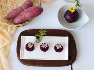 15、奶香紫薯泥,超级喜欢这个颜色的紫薯泥