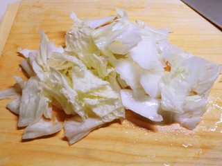 7、醋溜大白菜,白菜切块